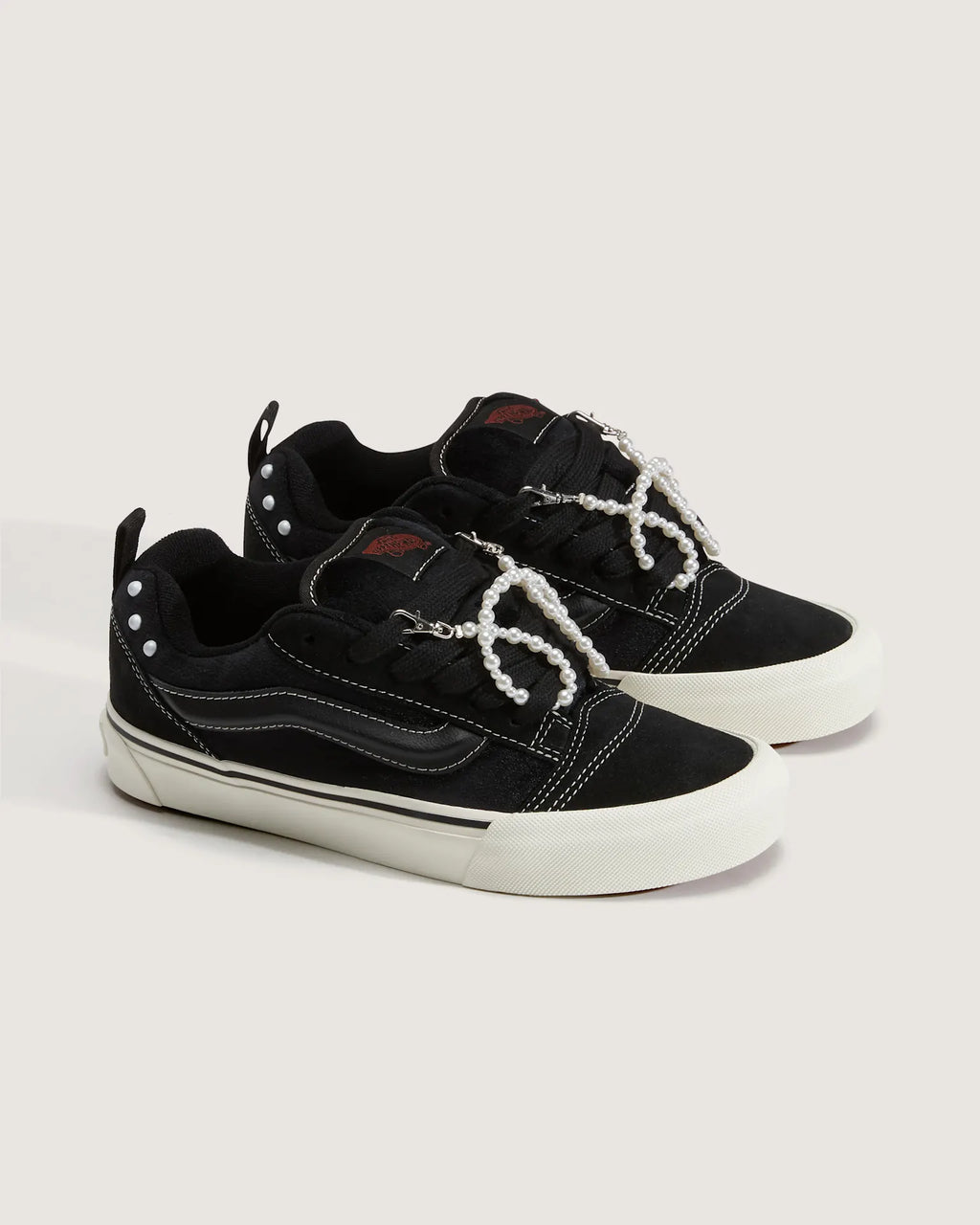 Vans Knu Skool PEARL SUEDE Black Cipő VN000D6ZBLA1 - 2