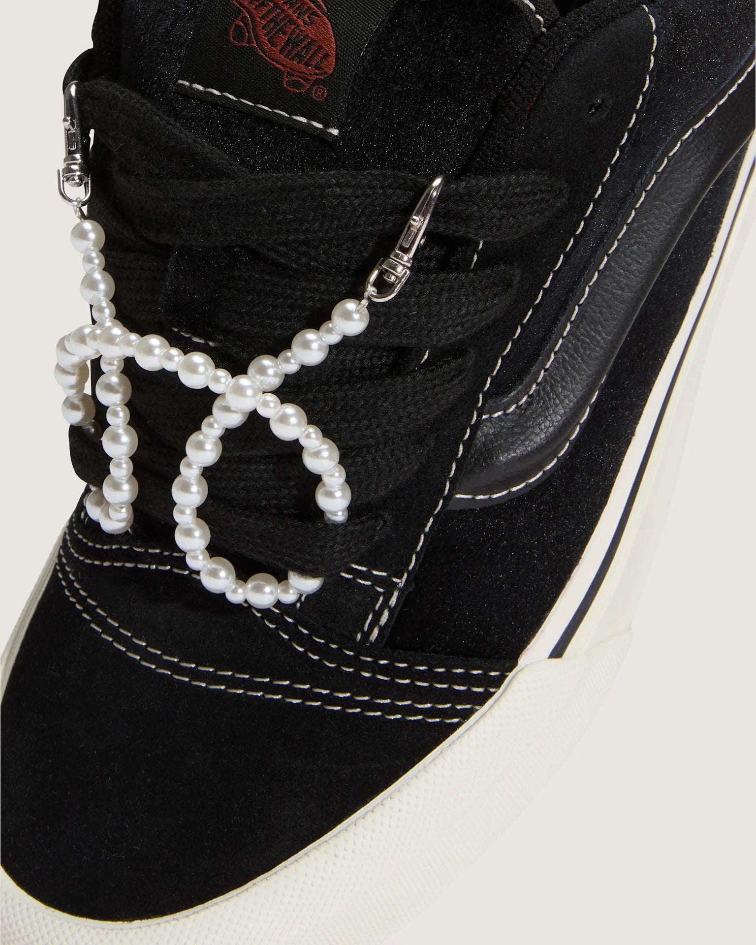 Vans Knu Skool PEARL SUEDE Black Cipő VN000D6ZBLA1 - 5