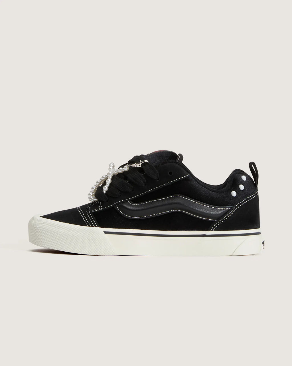 Vans Knu Skool PEARL SUEDE Black Cipő VN000D6ZBLA1 - 1