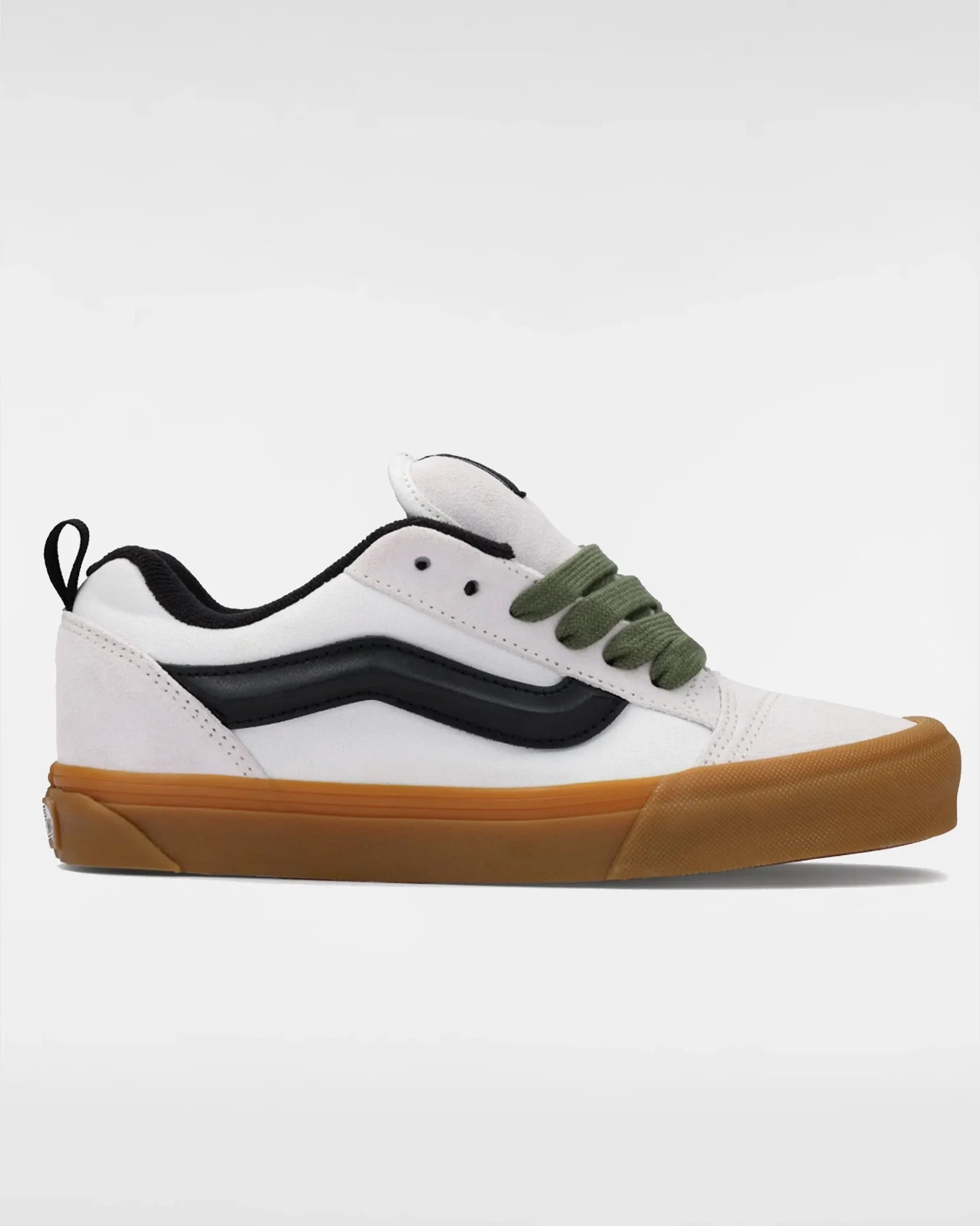 VANS Knu Skool GUM WHITE/BLACK Cipő kép 1