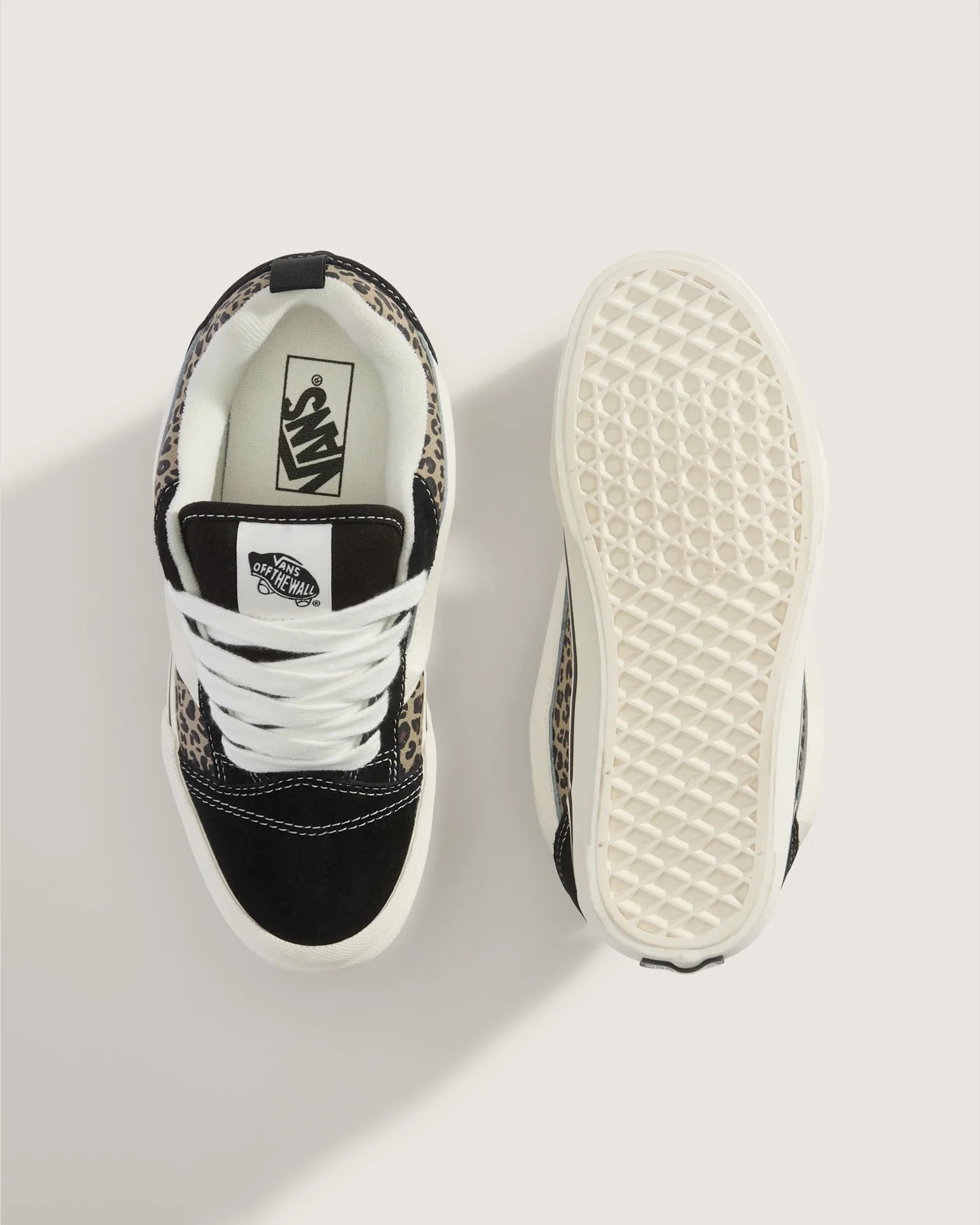 VANS Knu Skool black leopard Cipő VN000D756I71 - 3