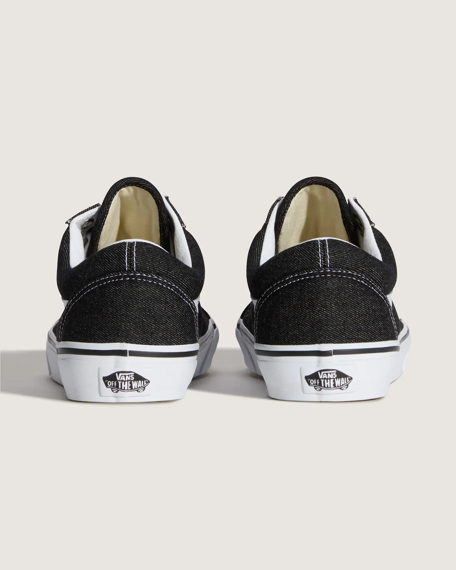 Vans Old Skool DENIM Black/True Whit Cipő VN000D7Z6BT1 - 4