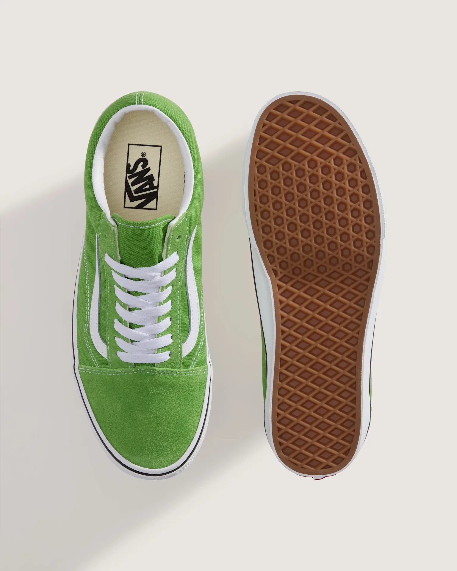 VANS Old Skool COLOR THEORY Lime Burst Cipő VN000D7ZFPB1 - 3