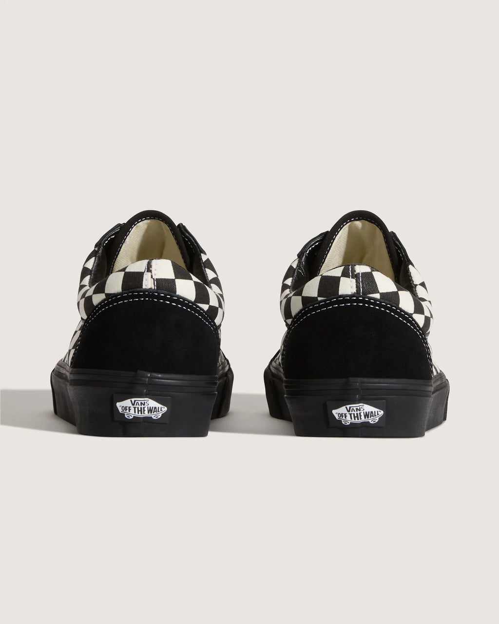 Vans Old Skool CHECKERBOARD Black/White Cipő VN000D7ZMCG1 - 4