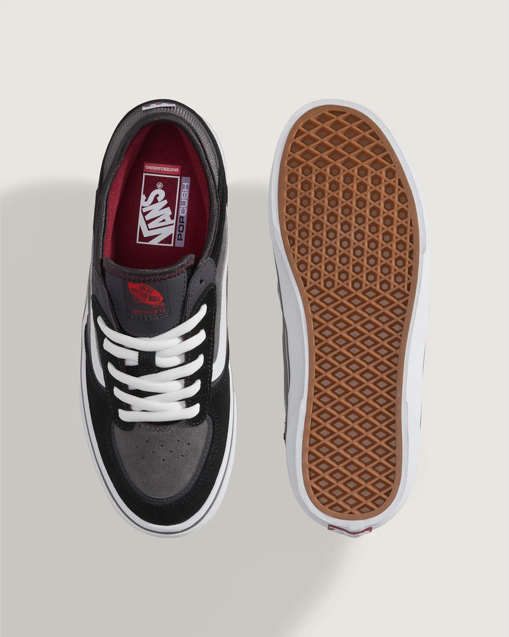 Vans Skate Rowley Black/Charcoal Cipő VN000DA2BA51 - 3