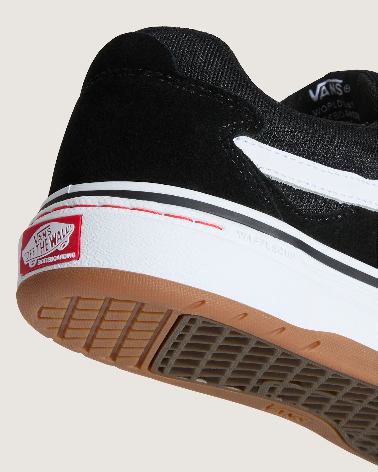 VANS Skate Kyle Walker Wafflecup BLACK/WHITE Cipő VN000DA4MCG1 - 9