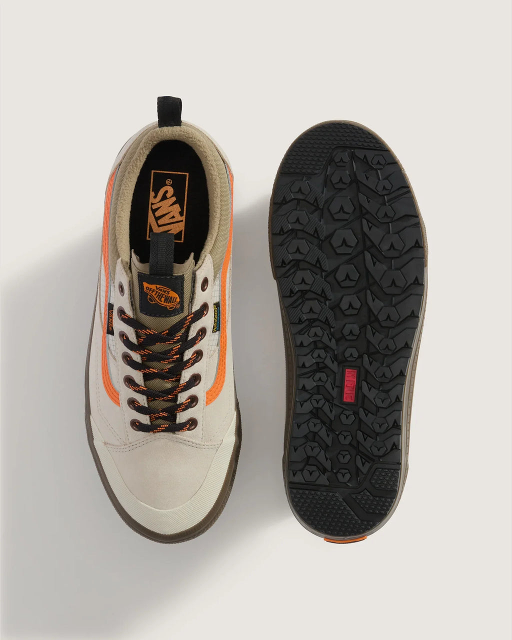 VANS MTE Old Skool Waterproof Insulated Taupe/Orange VN000DAZF881 - 3