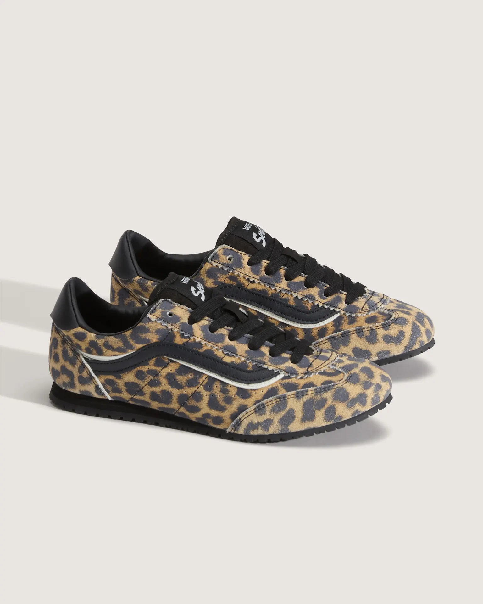 VANS Super Lowpro SUEDE Leopard/Black Cipő VN000E89YS51 - 2