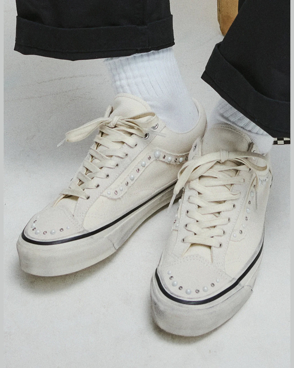 VANS LX Old Skool 36 Pearlized MARSHMALLOW VN000E8VCCZ Cipő 2