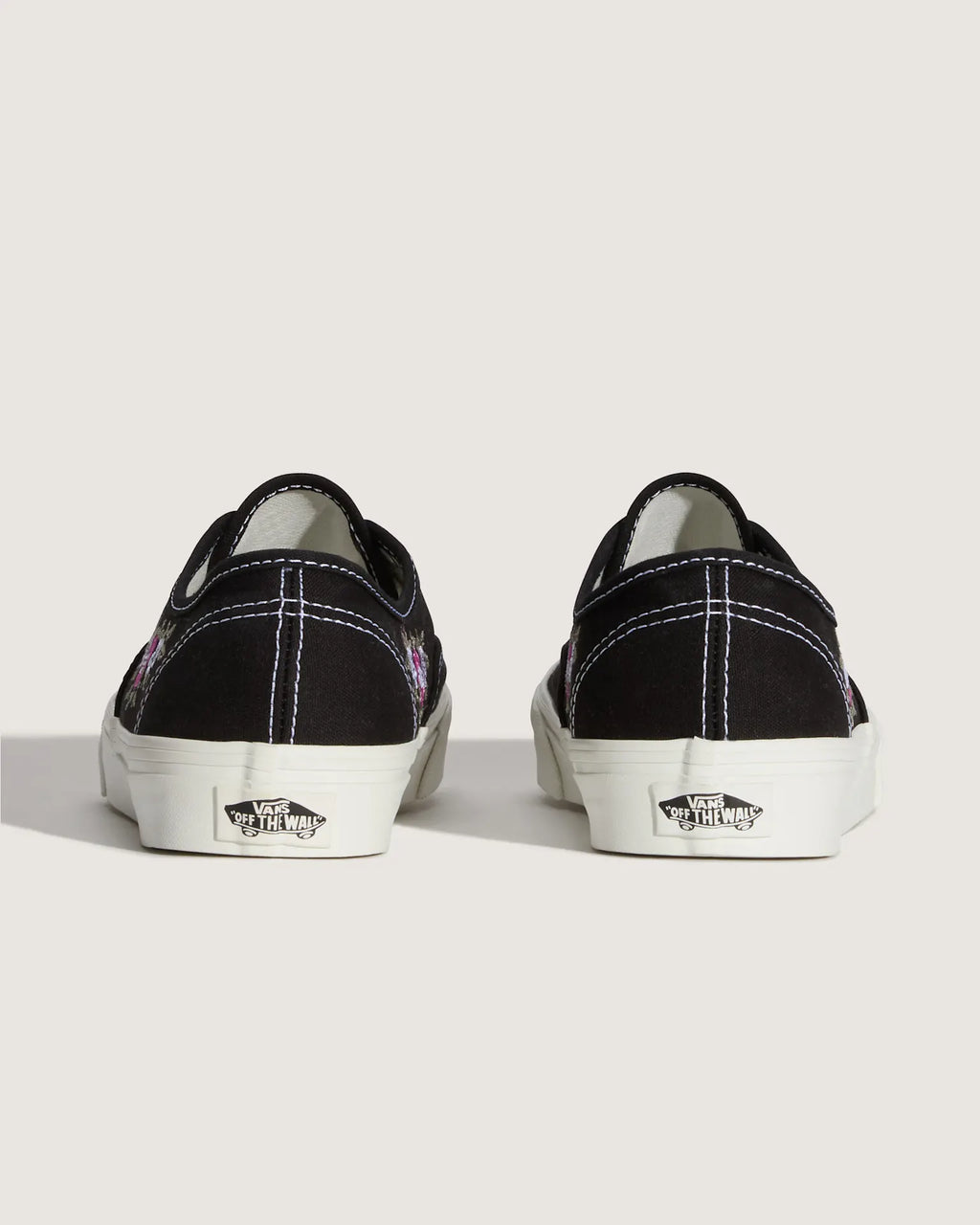 VANS Authentic BLACK FLORAL Cipő VN000EADF2B1 - 4