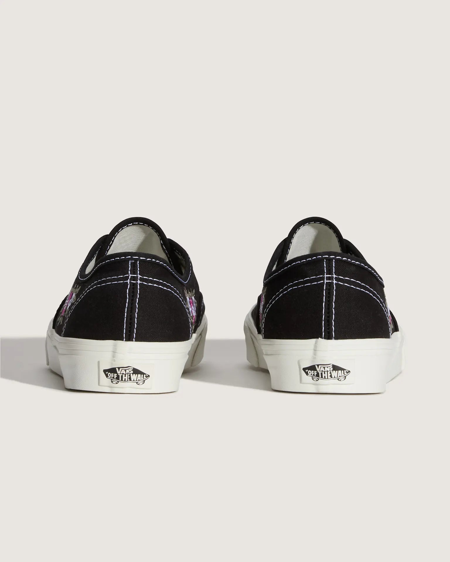 VANS Authentic BLACK FLORAL Cipő VN000EADF2B1 - 4