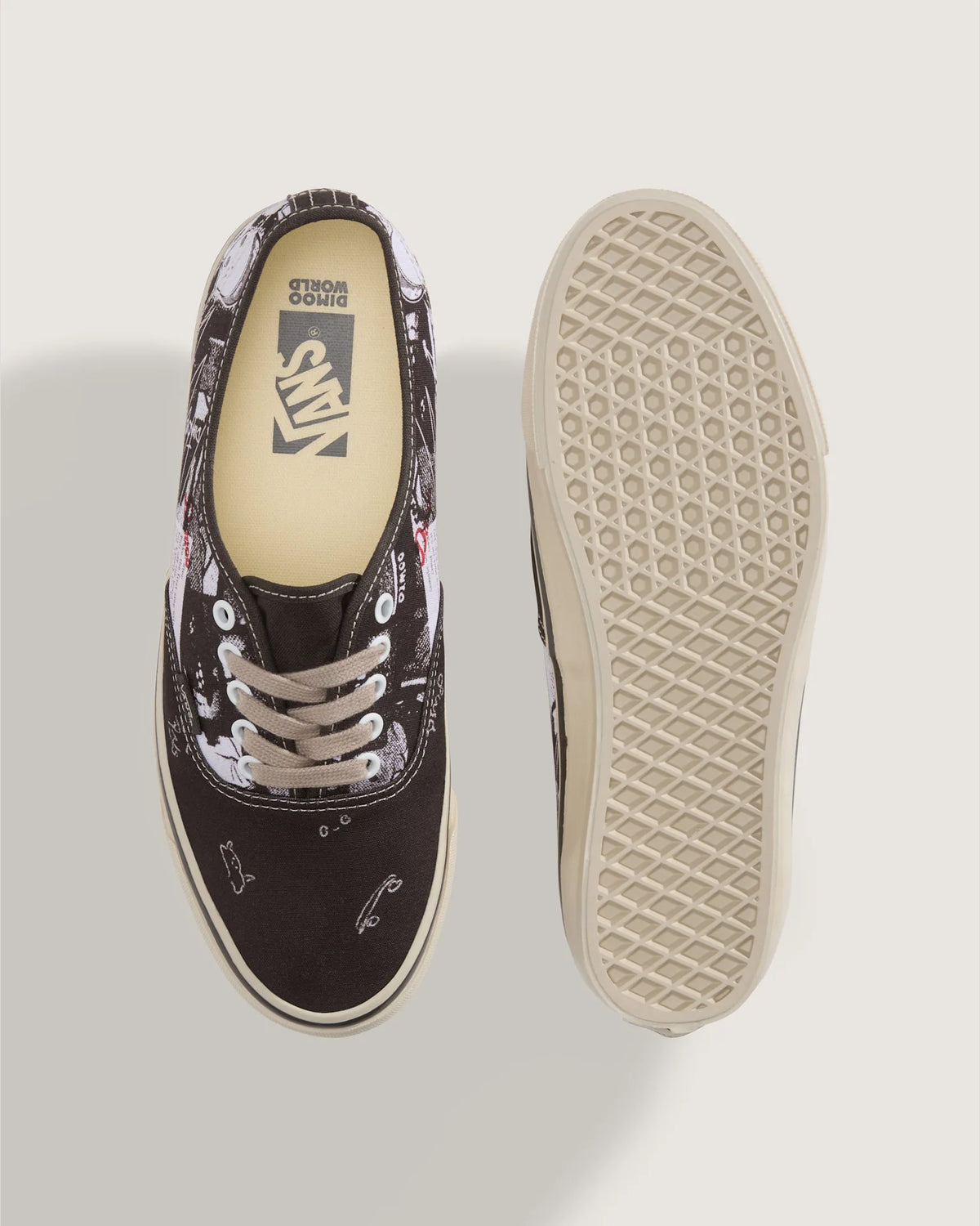 Vans LX Authentic 44 Dimoo Black/True Whit Cipő VN000EAK6BT1 - 3