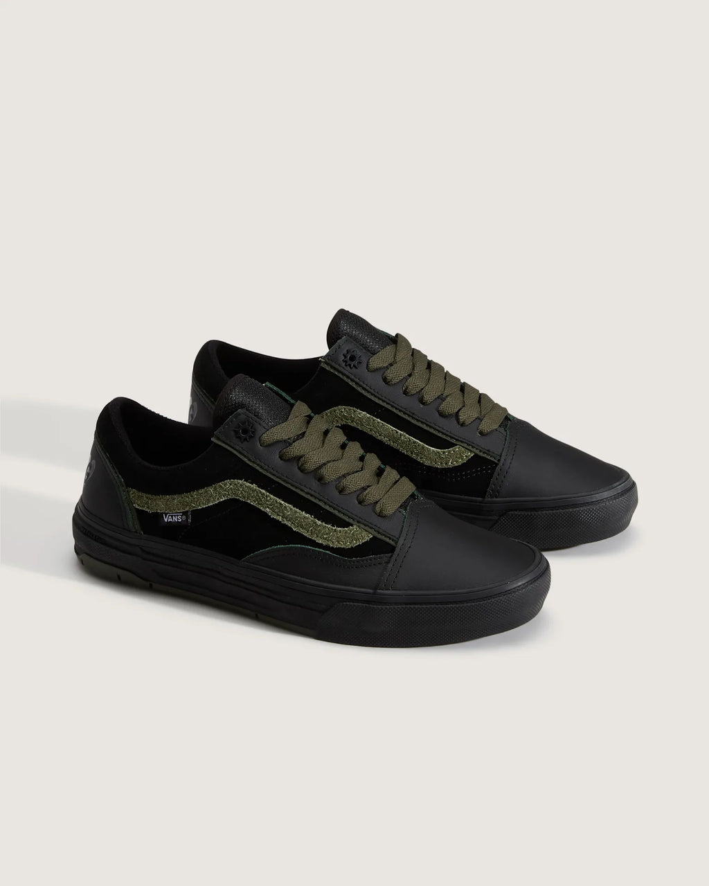 Vans Skate Old Skool Wafflecup Willow Green/Black Cipő VN000EB72031 - 2
