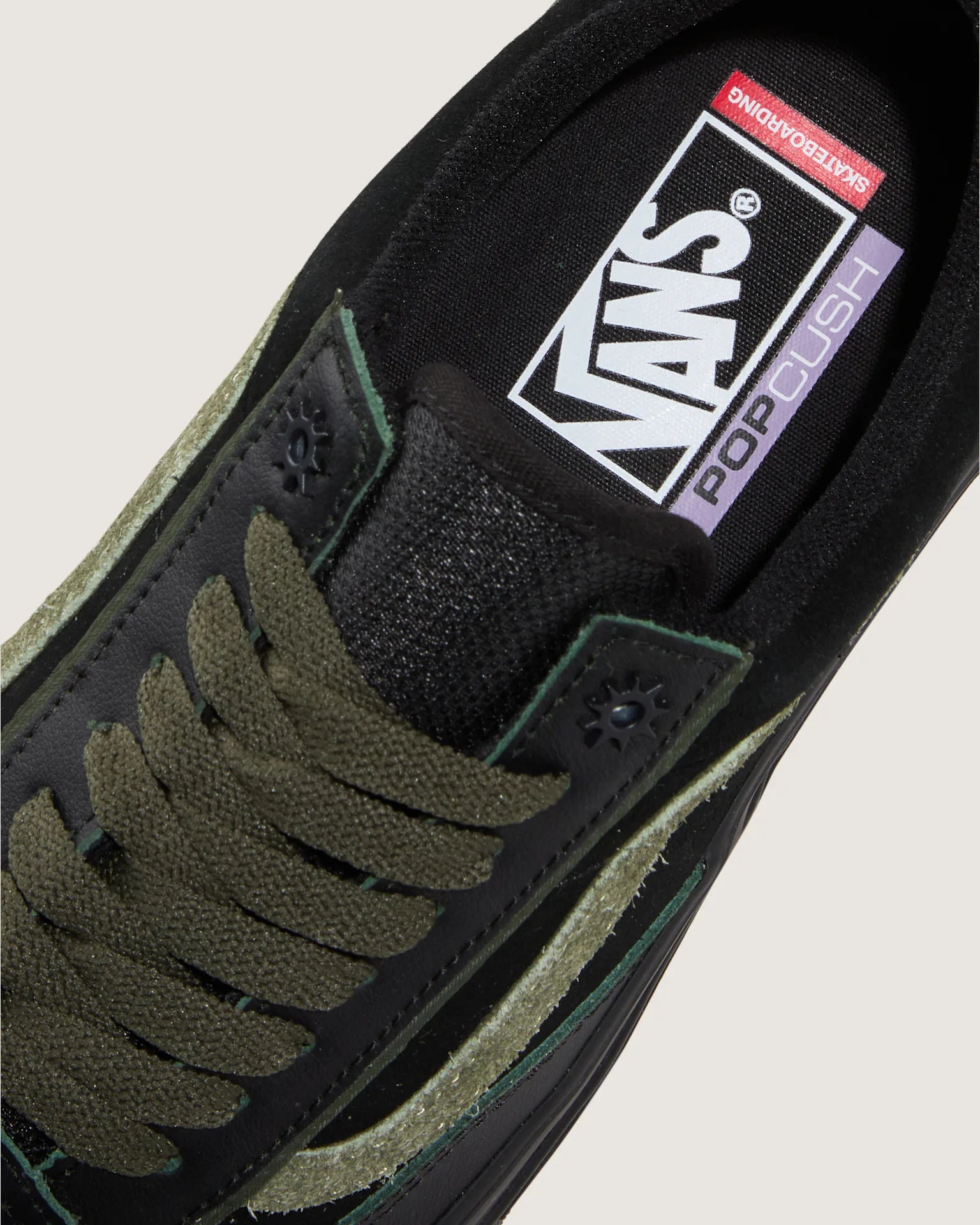 Vans Skate Old Skool Wafflecup Willow Green/Black Cipő VN000EB72031 - 5