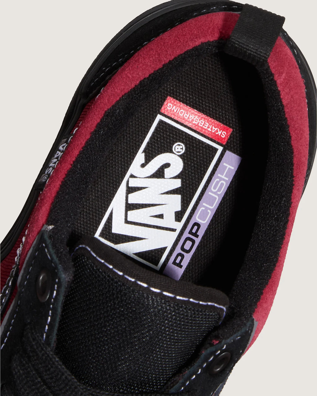 Vans Skate Old Skool Wafflecup Black/Red Cipő VN000EB7Y091 - 5