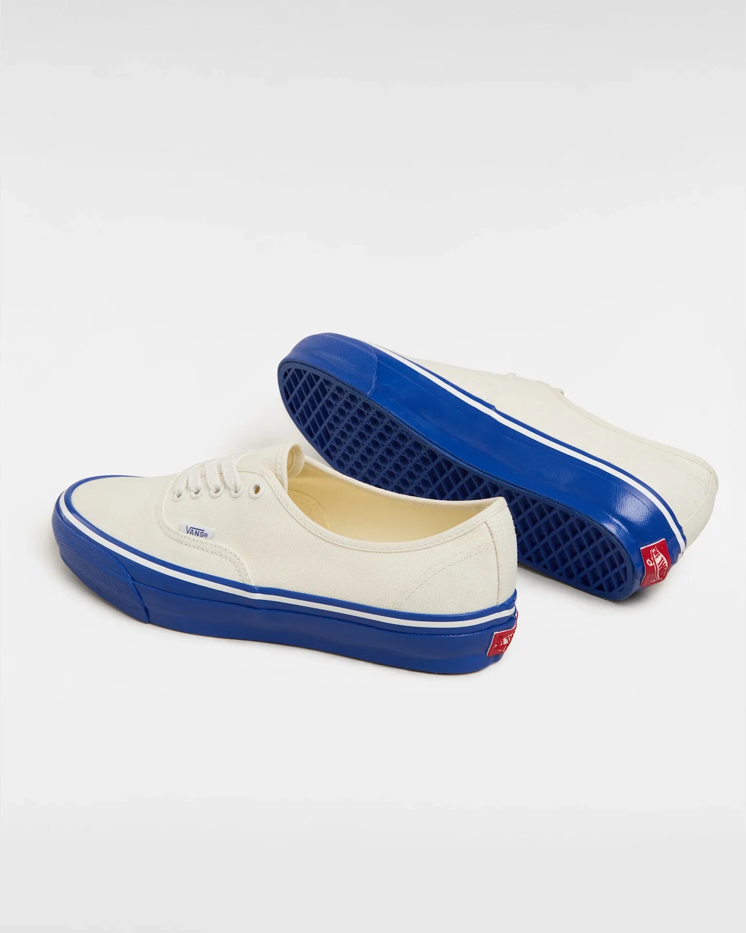 VANS LX Authentic 44 DKCN White/Blue Cipő VN000EBNZ5D1 - 3