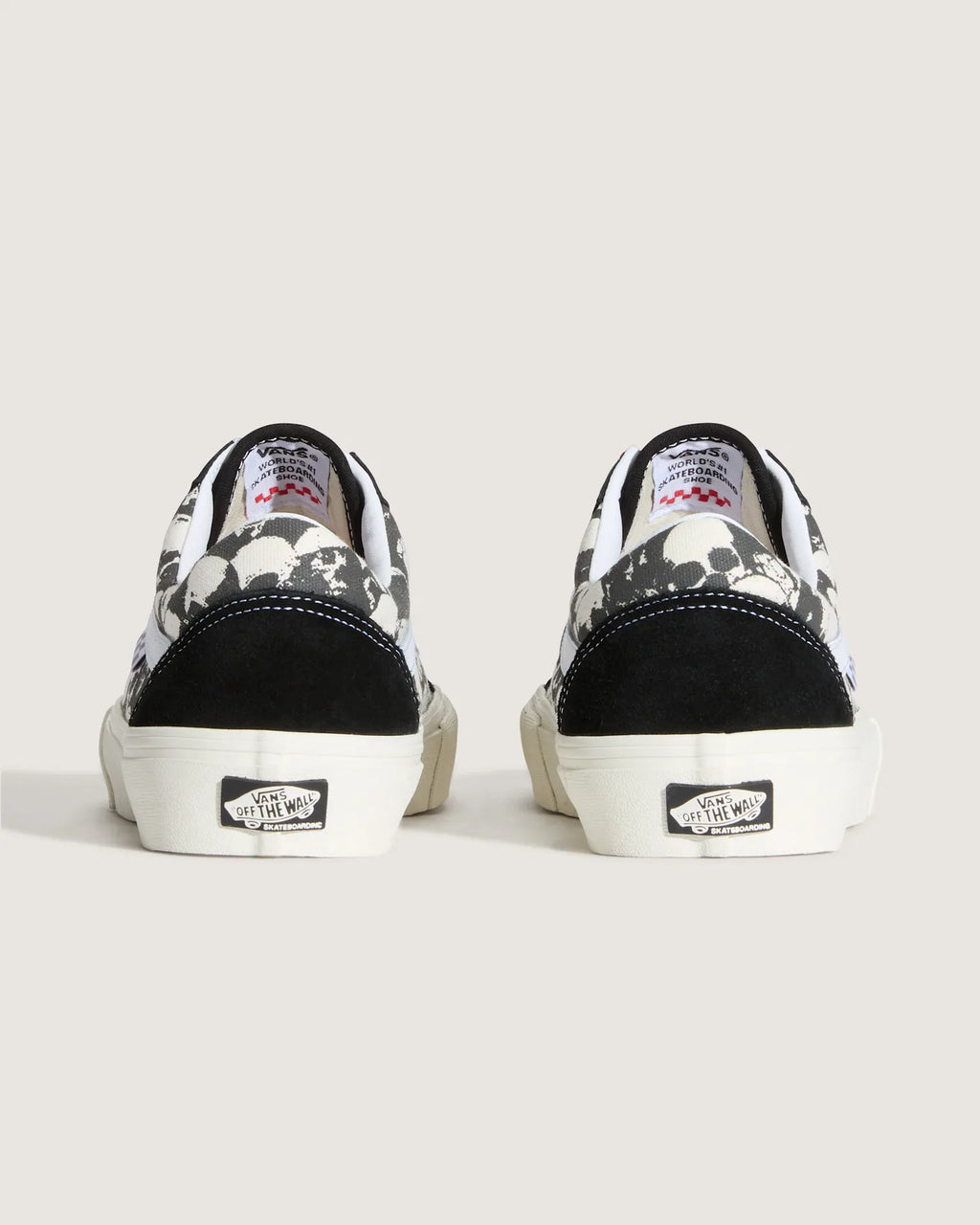 Vans Skate Old Skool SKULL PILE Black/White/Gum Cipő VN000EDN9X11 - 4