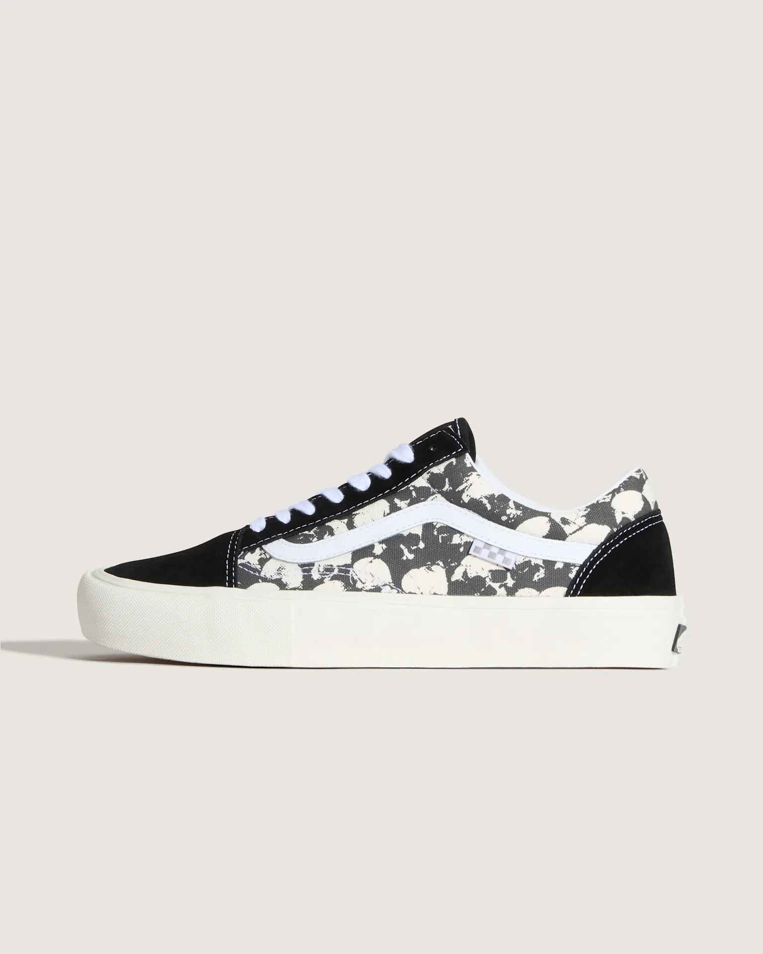 Vans Skate Old Skool SKULL PILE Black/White/Gum Cipő VN000EDN9X11 - 1