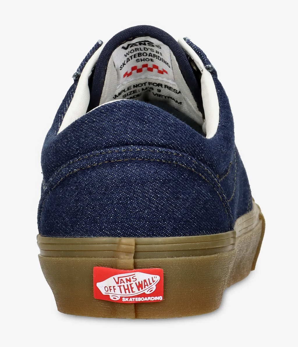 VANS Skate Old Skool BLUE DENIM Cipő kép 3