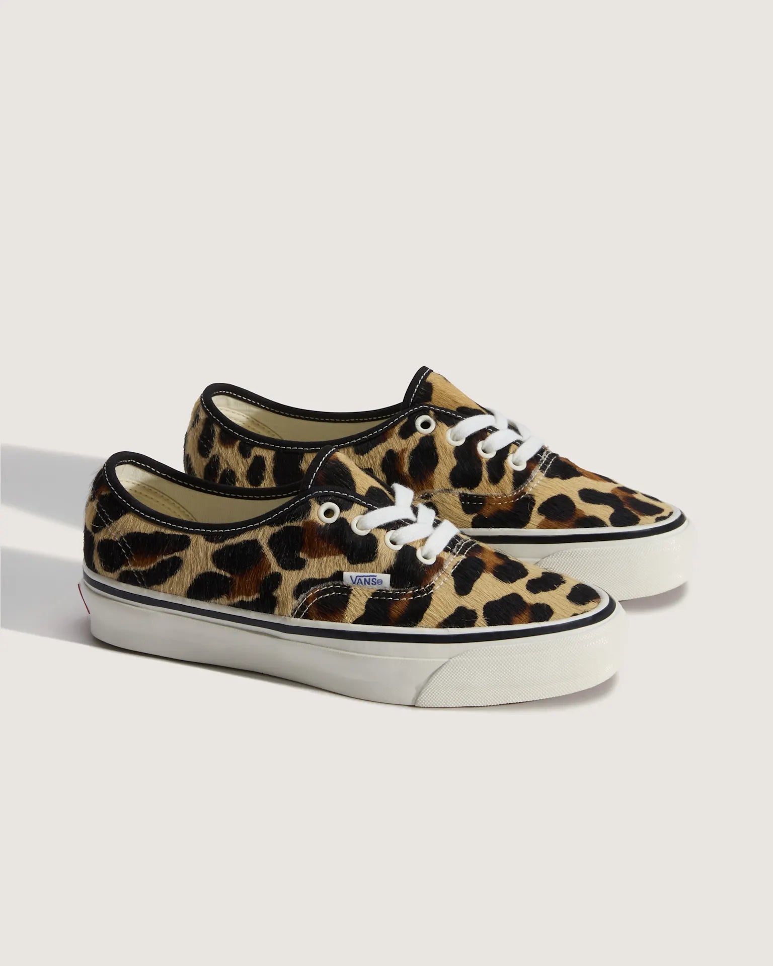 VANS LX Authentic 44 PONY HAIR MARSHMALLOW/LEOPARD Cipő VN000EK4UOV1 - 2