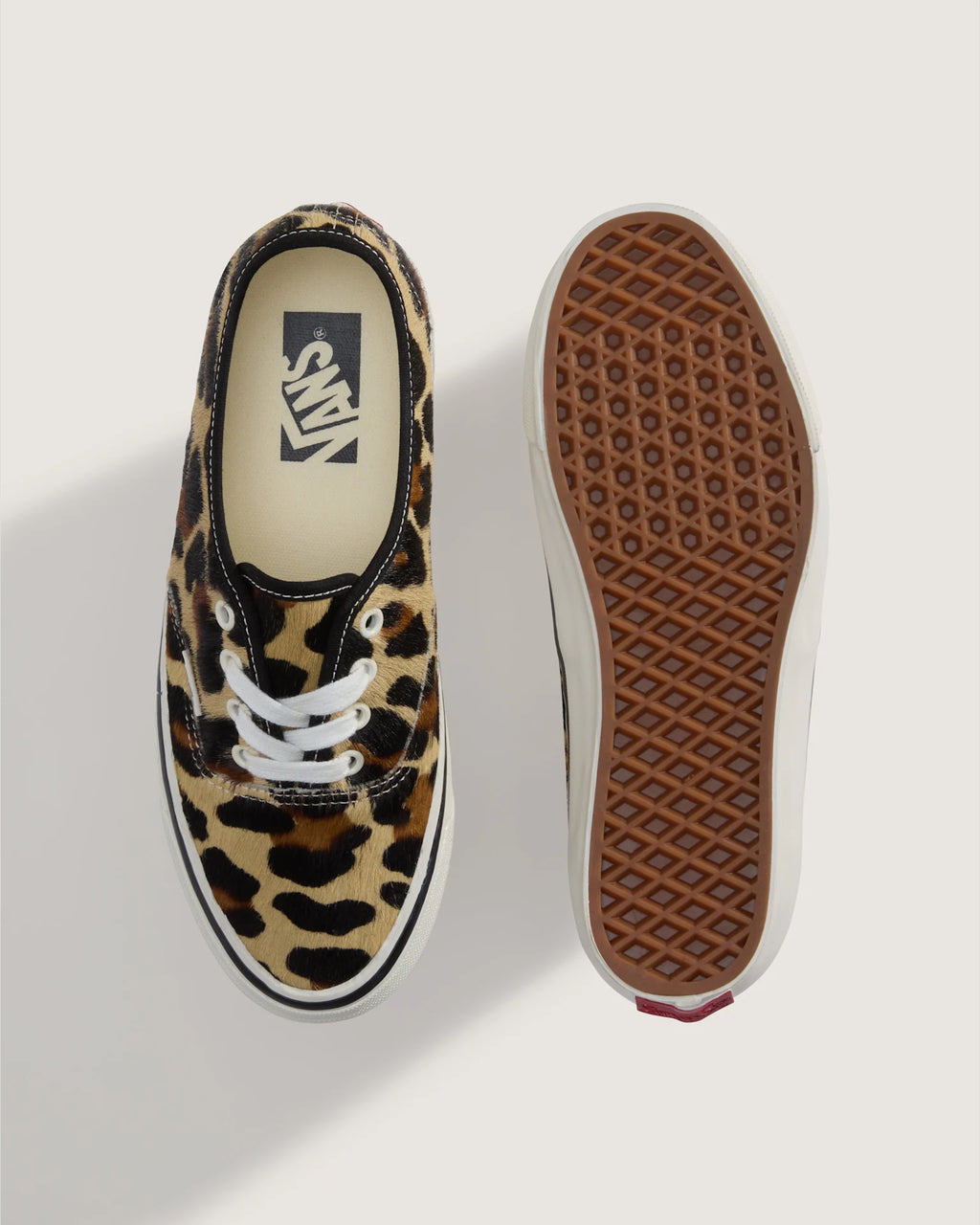 VANS LX Authentic 44 PONY HAIR MARSHMALLOW/LEOPARD Cipő VN000EK4UOV1 - 3