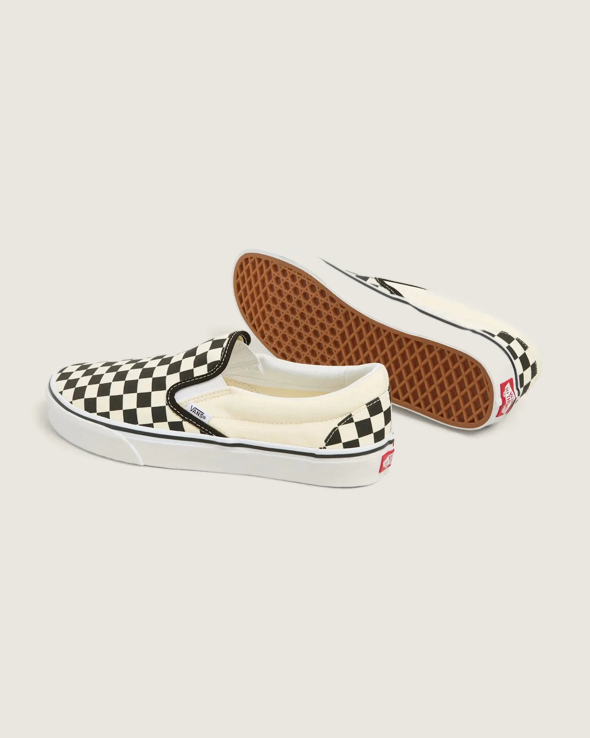 VANS UA Classic Slip-On Blk&WhtChckerboard/Wht Cipő kép 4