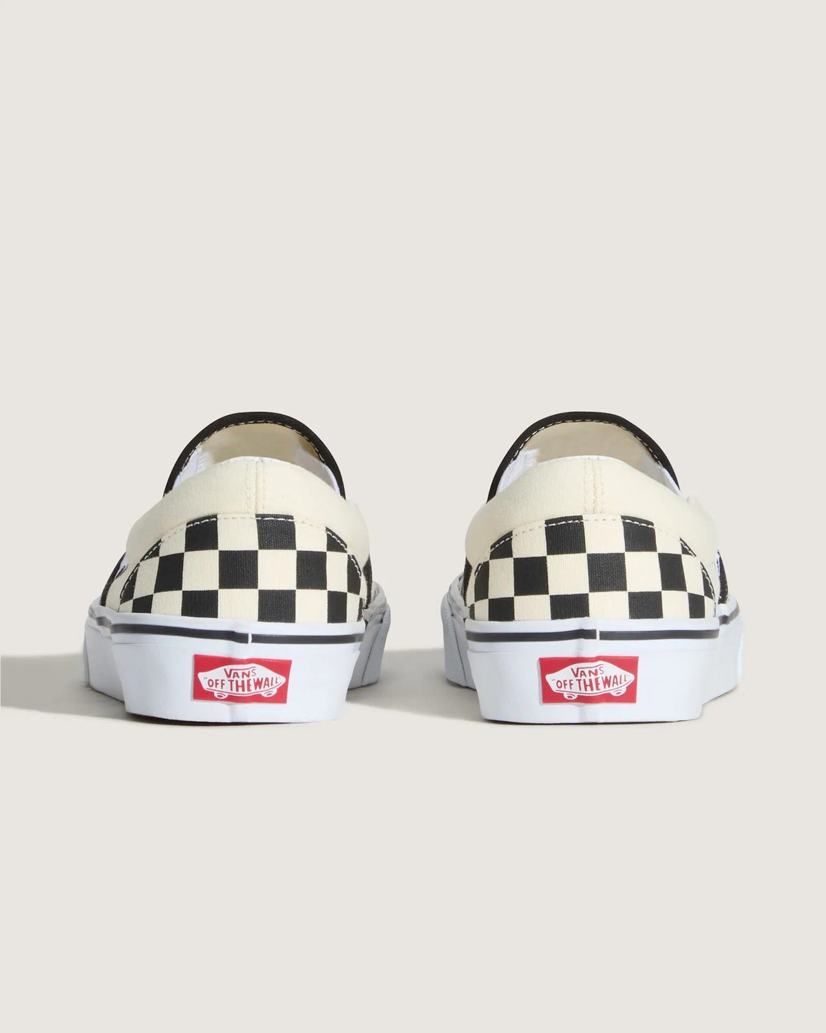 VANS UA Classic Slip-On Blk&WhtChckerboard/Wht Cipő - 10