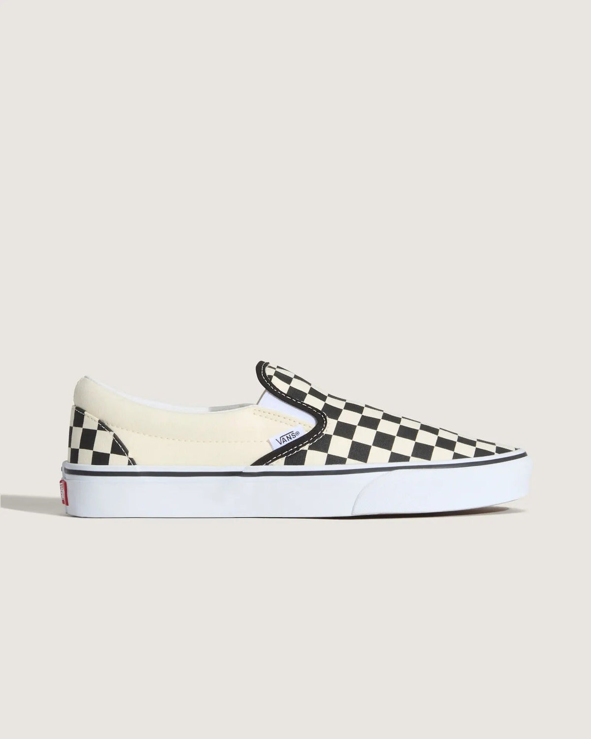 VANS UA Classic Slip-On Blk&WhtChckerboard/Wht Cipő - 12