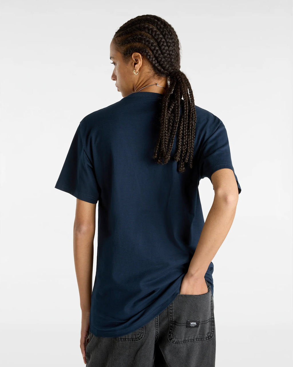 VANS VANS CLASSIC Navy/White Póló VN000GGGNAV1 - 8