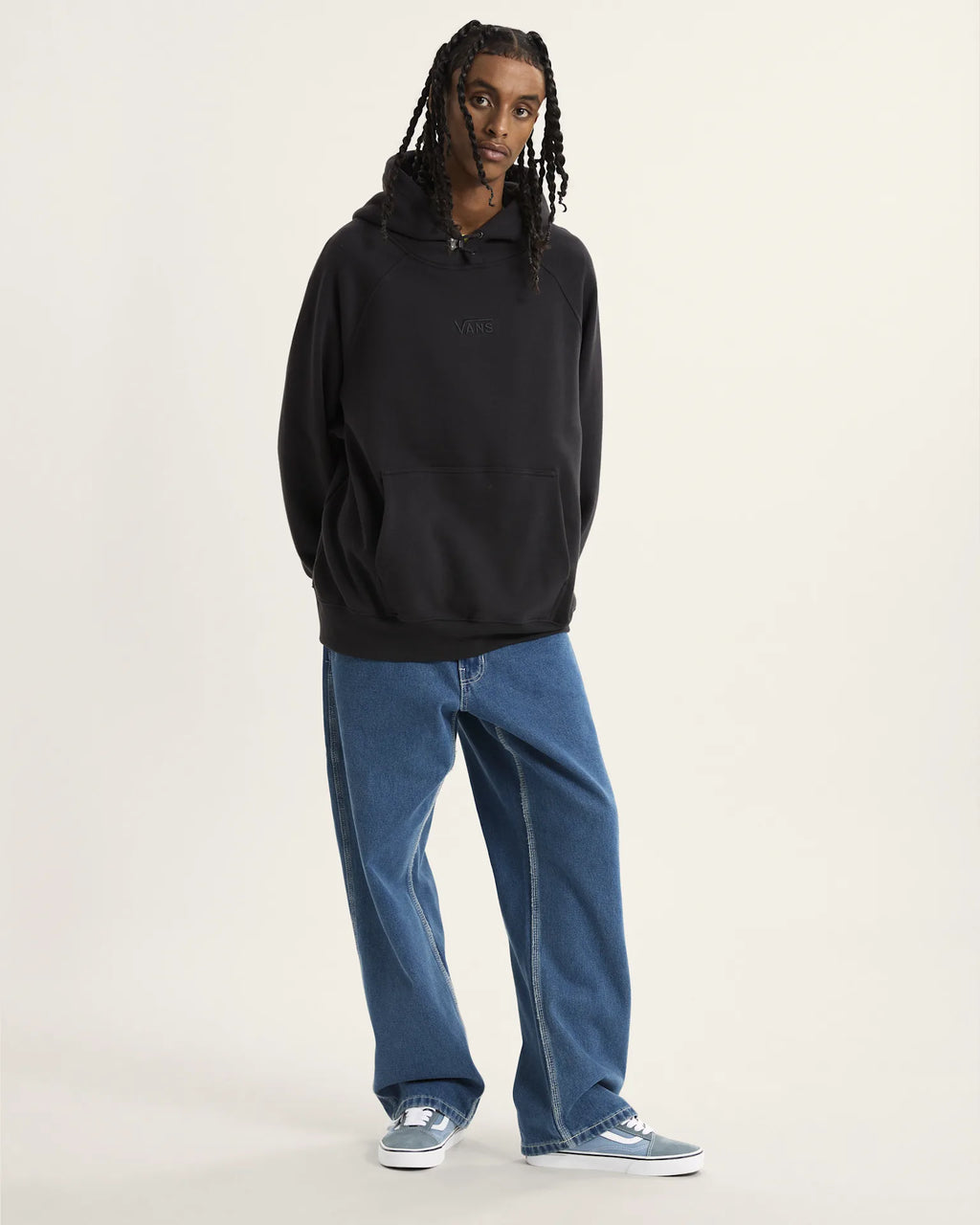 Vans LX Premium Hoodie Fleece Black Textil VN000GZ1BLK1 - 6
