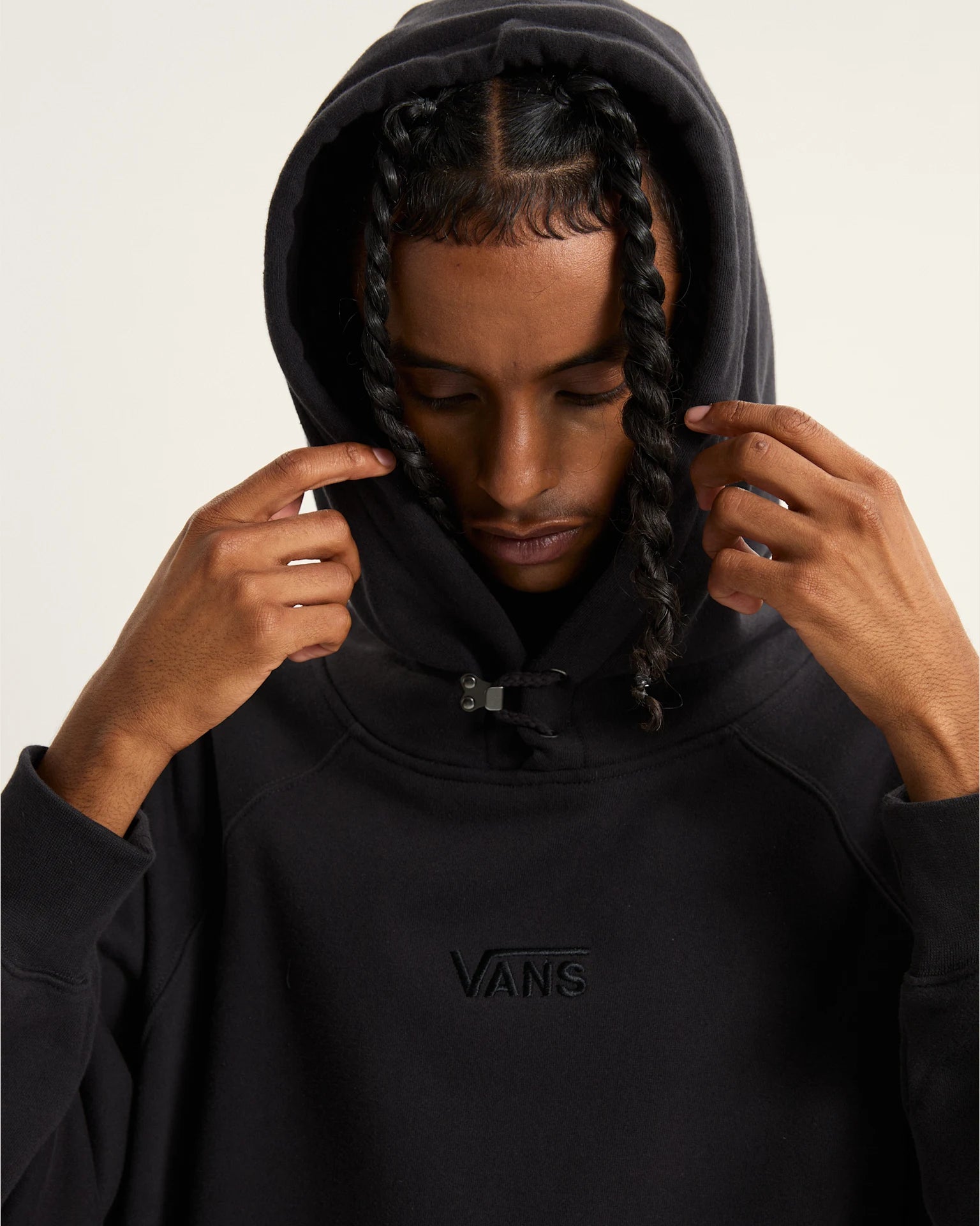 Vans LX Premium Hoodie Fleece Black Textil VN000GZ1BLK1 - 7