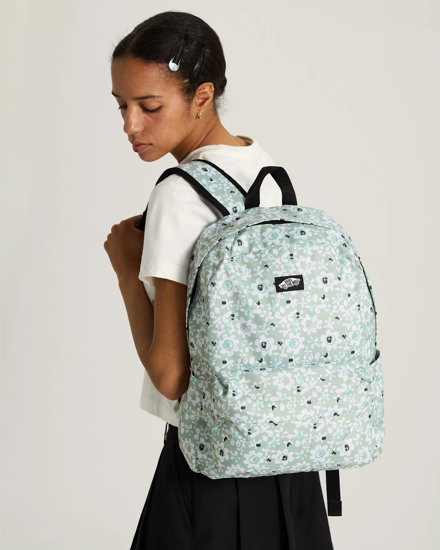 Vans Old Skool Backpack Sageleaf Green Kiegészítő VN000H4WGRL1 - 8