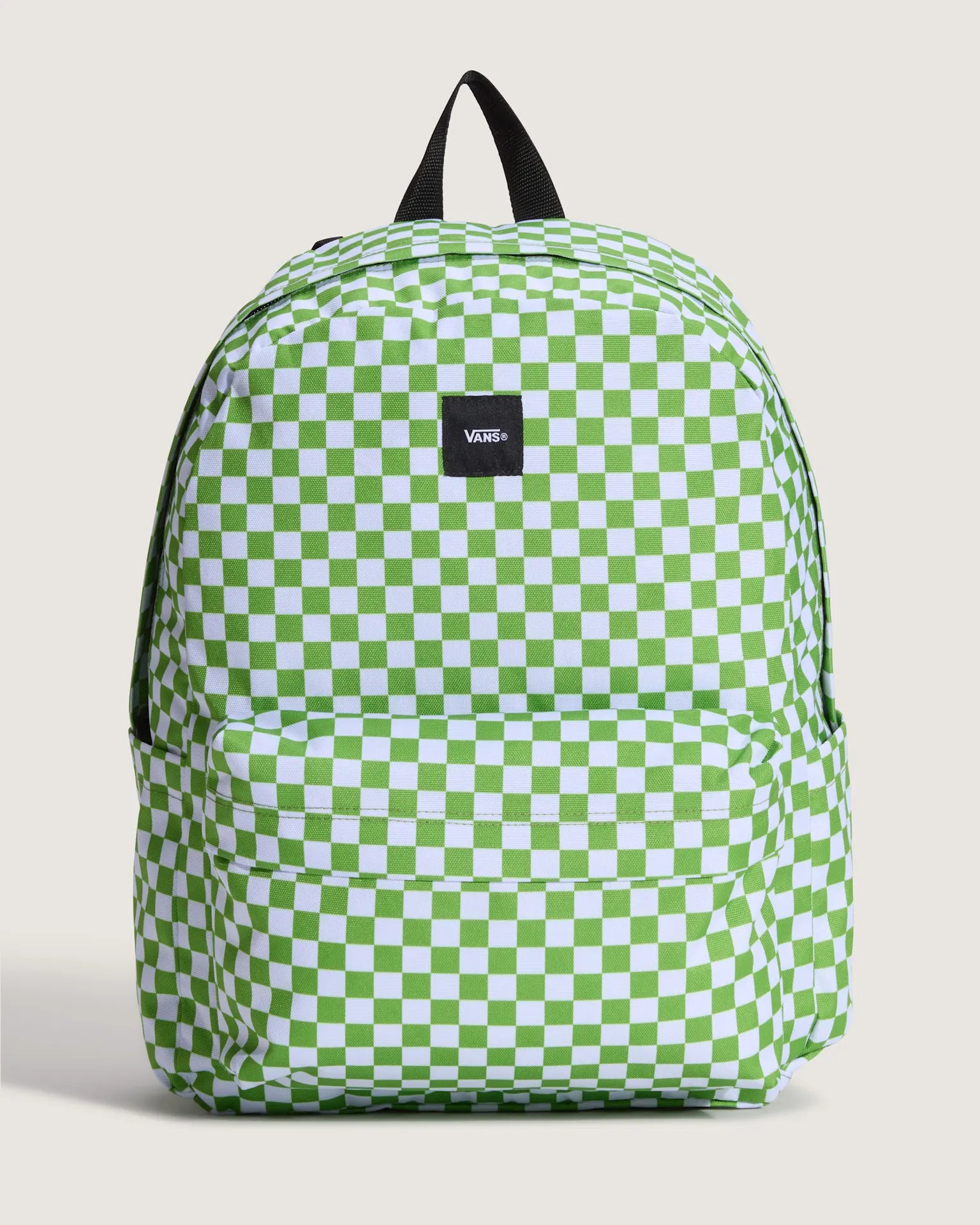 VANS Old Skool Check Backpack CHECKERBOARD Lime Burst Hátizsák VN000H4XFPB1 - 1