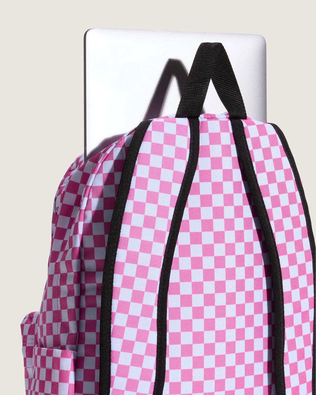 VANS Old Skool Check Backpack CHECKERBOARD Pink Fizz Hátizsák VN000H4XFRQ1 - 5
