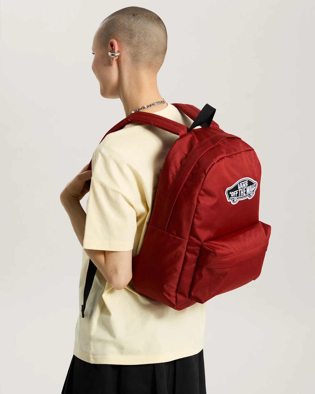 Vans Old Skool Classic Backpack Poppy Ember Kiegészítő VN000H4YH891 - 6