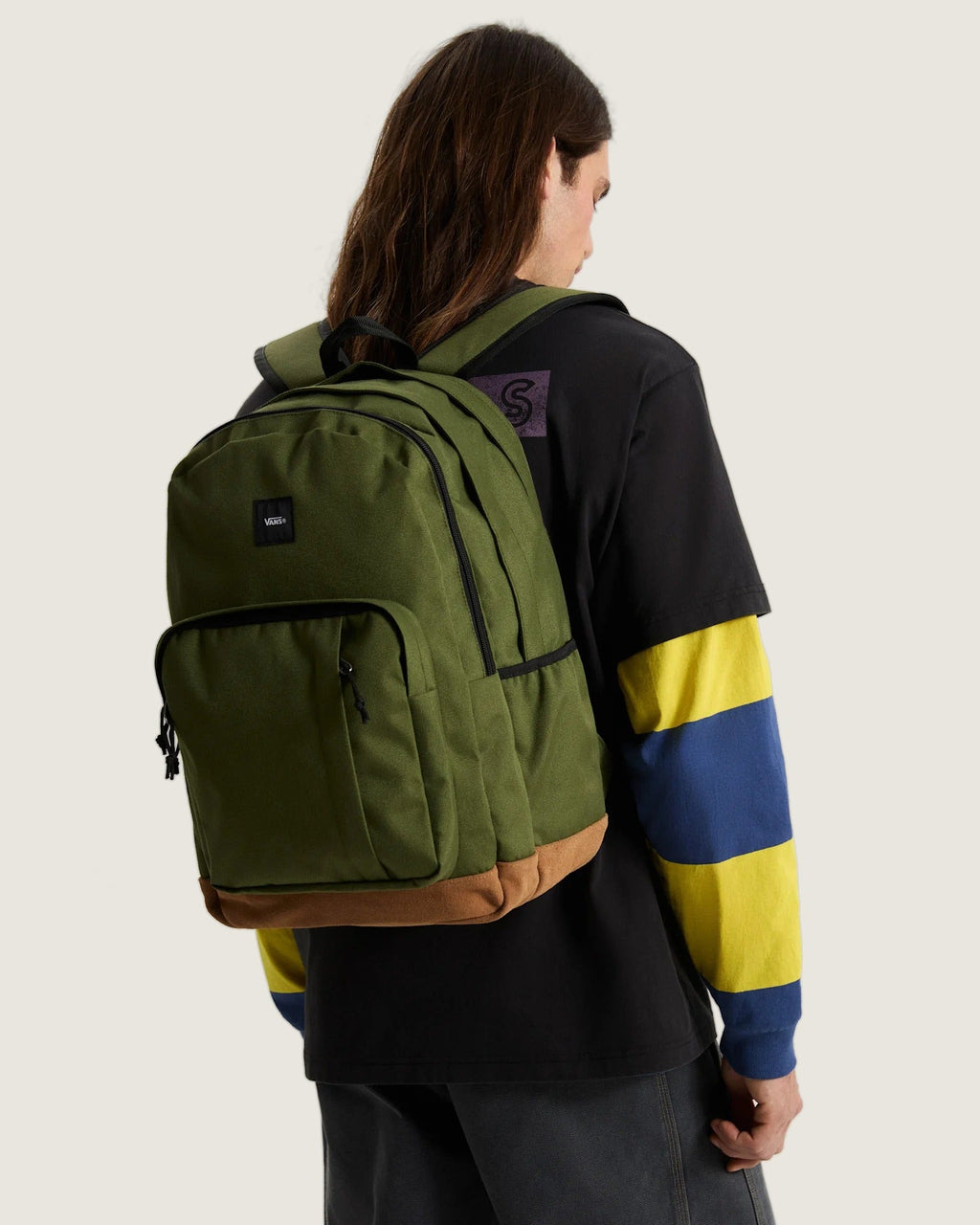 VANS Old Skool Trek Backpack Green Balsam Hátizsák VN000HRHGRK1 - 8