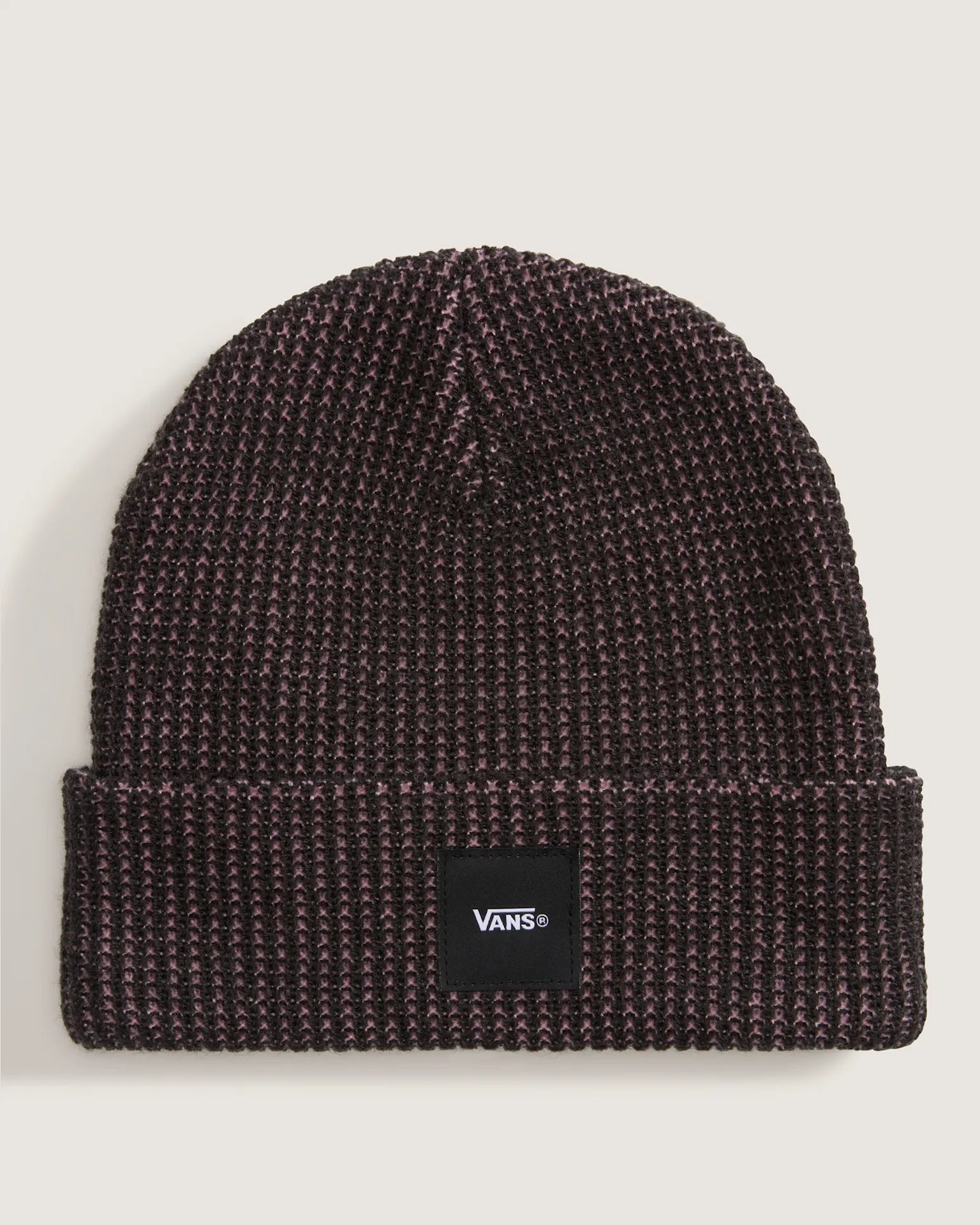 VANS Vans Waffle Cuff Beanie Pink Dawn/Black Beanie VN000HSUF0U1 - 1