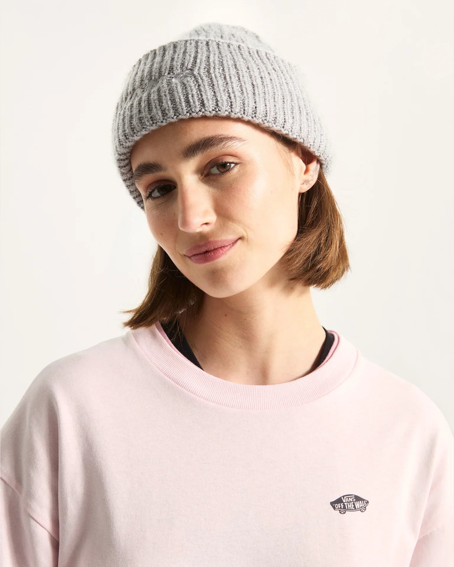 VANS Densmore Wide Cuff Beanie Heather Grey Beanie VN000HSXHTG1 - 4