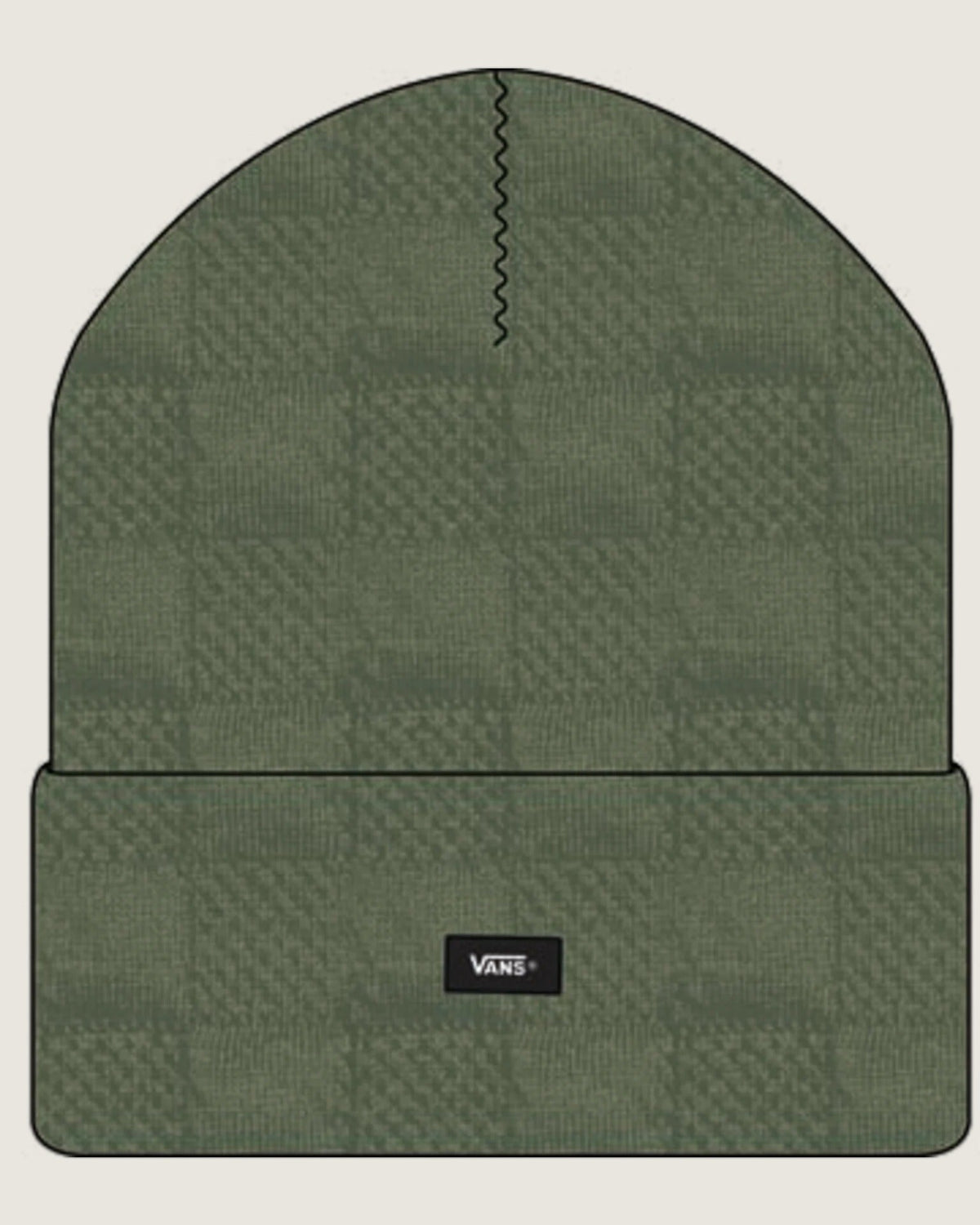 Vans Check Tall Cuff Beanie LODEN GREEN Kiegészítő VN000HSYZBF1 - 4