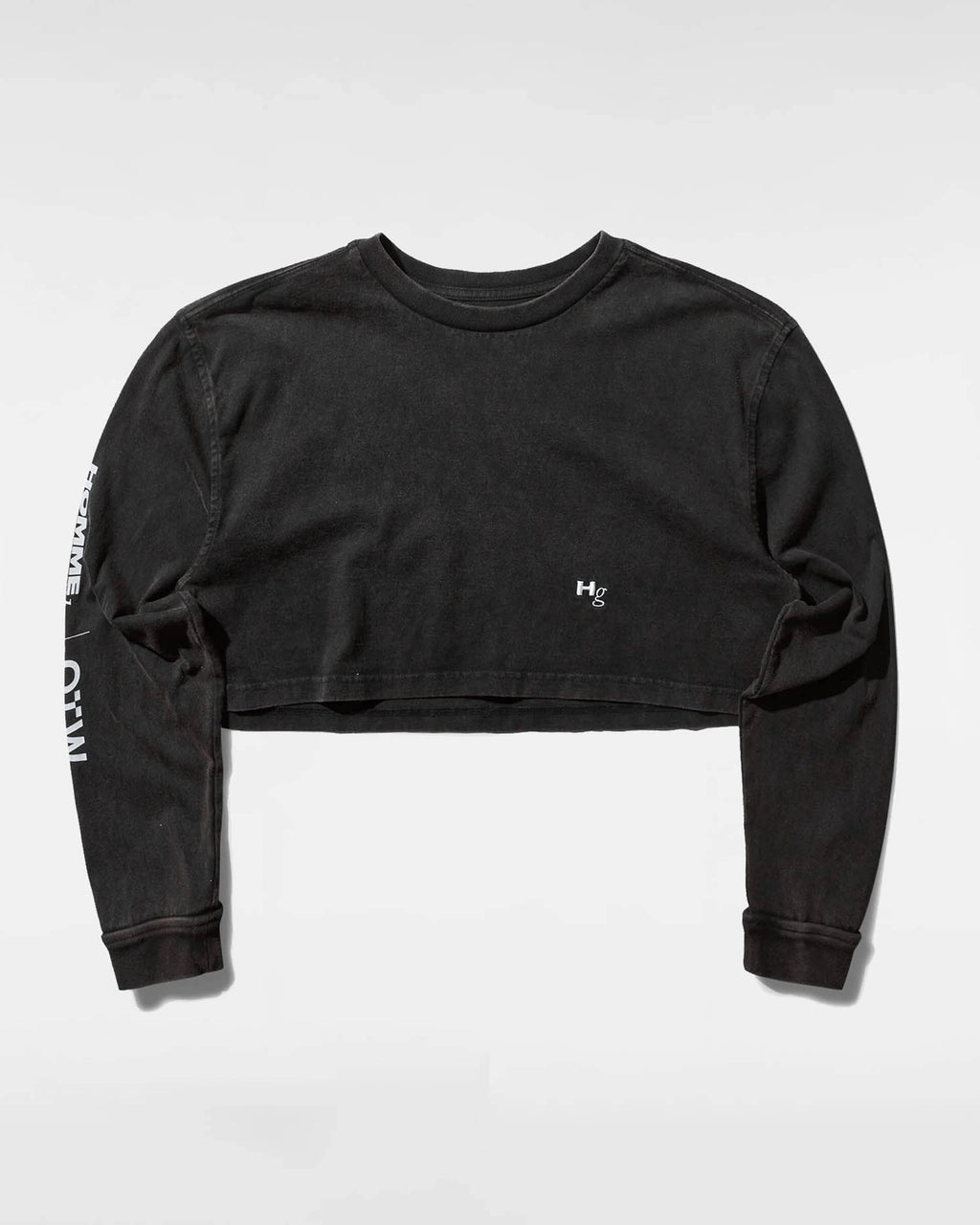 OTW Homme Girls LS Crop Tshirt