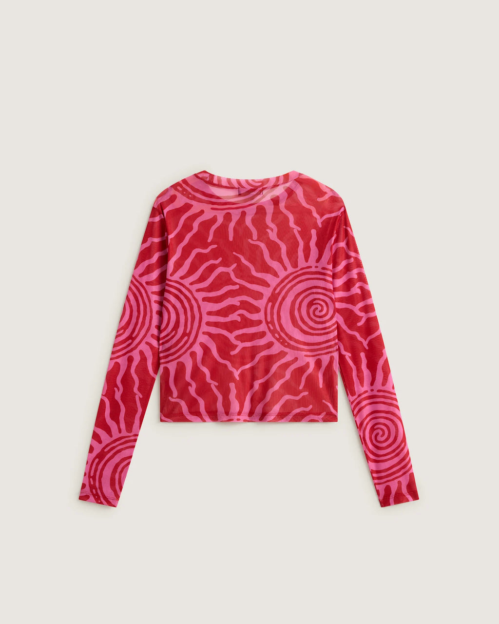 Vans Ludlow Mesh Long Sleeve RACING RED Textil VN000M9FIZQ1 - 2