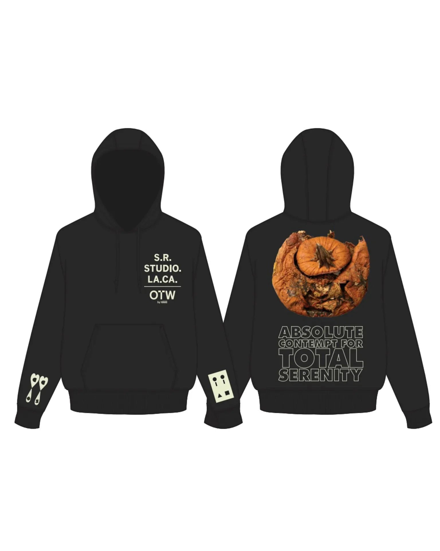 VANS OTW Sterling Ruby Hoodie SRLA Black Pulóver VN000MZFBLK1 - 1