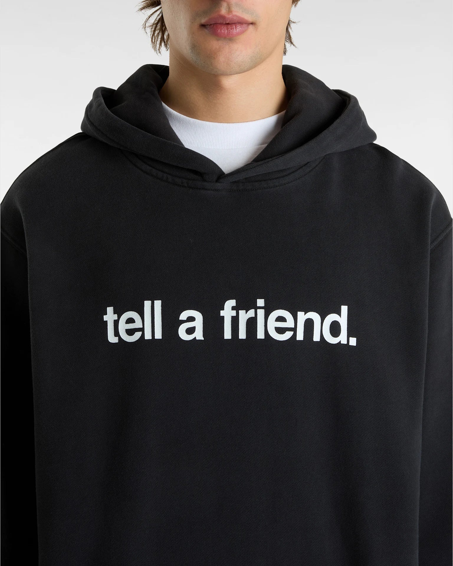 VANS Tell a Friend LOOSE PO Black Pulóver VN000NZDBLK1 - 7