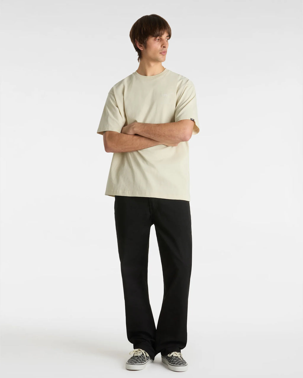 VANS LEFT CHEST II LOOSE SS oatmeal Póló VN000P1P2N11 - 5