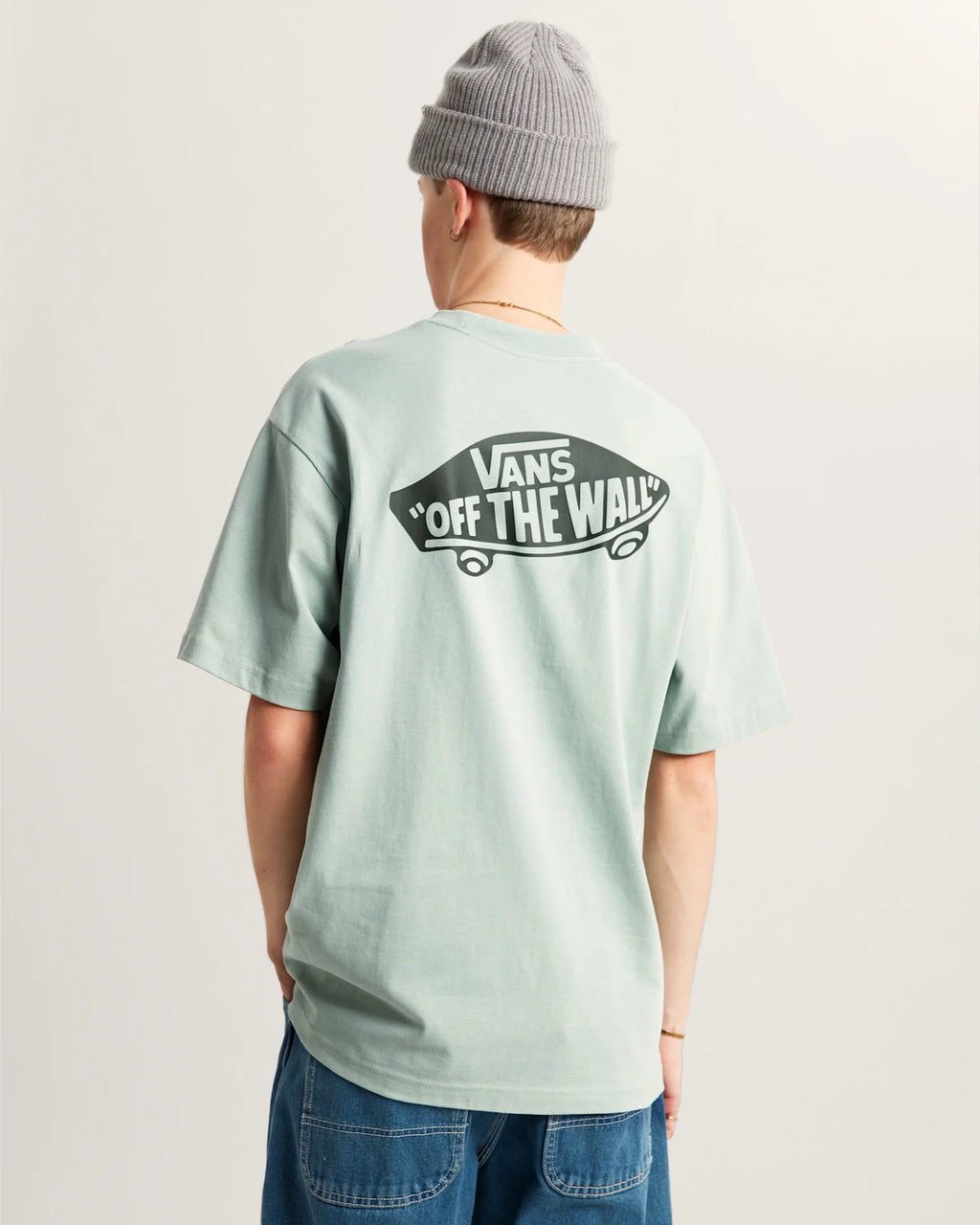 VANS STYLE 76 II LOOSE SS TEE Gray Olive Póló VN000P50EMW1 - 4