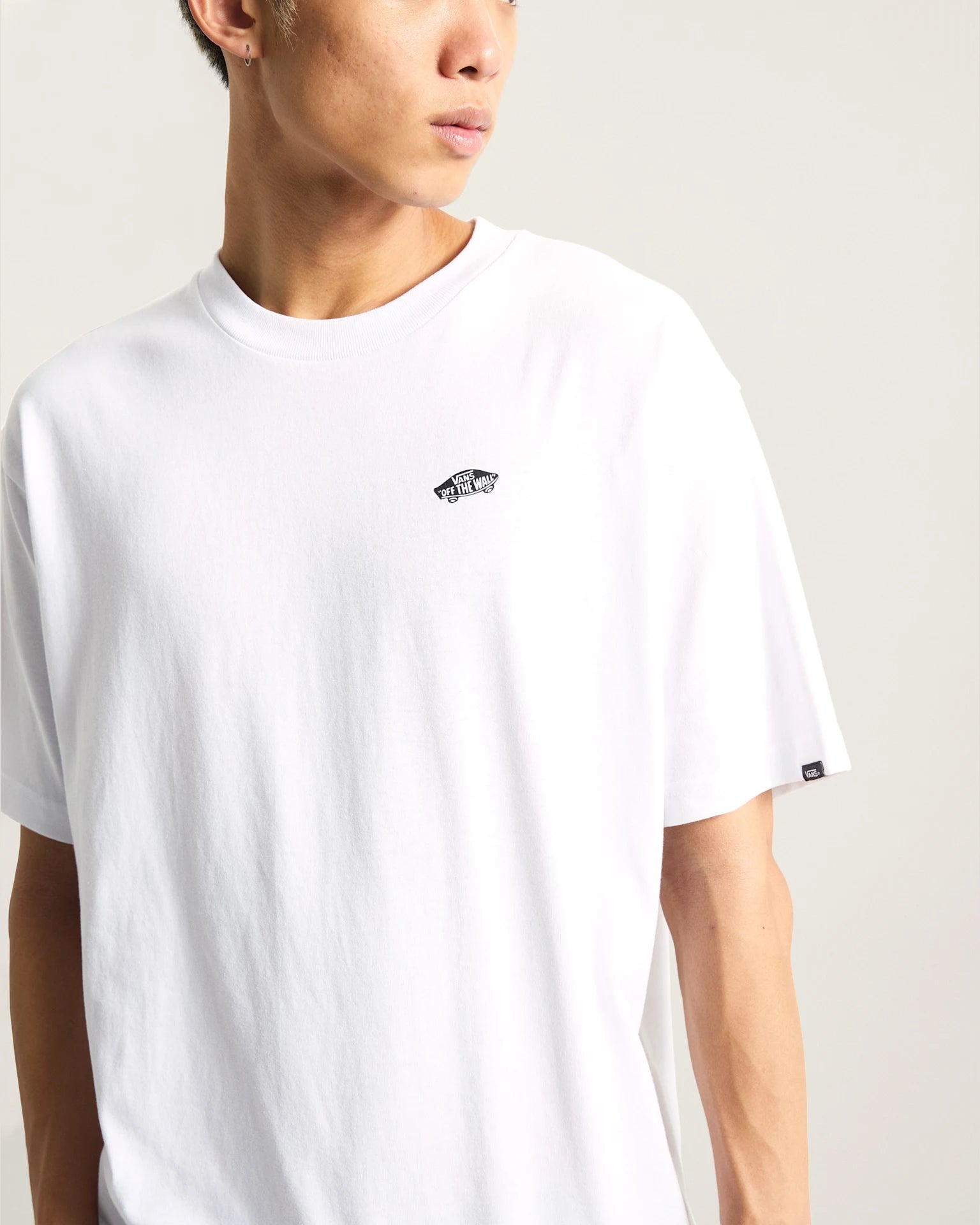 Vans STYLE 76 II LOOSE SS TEE White/Black Textil VN000P50YB21 - 6