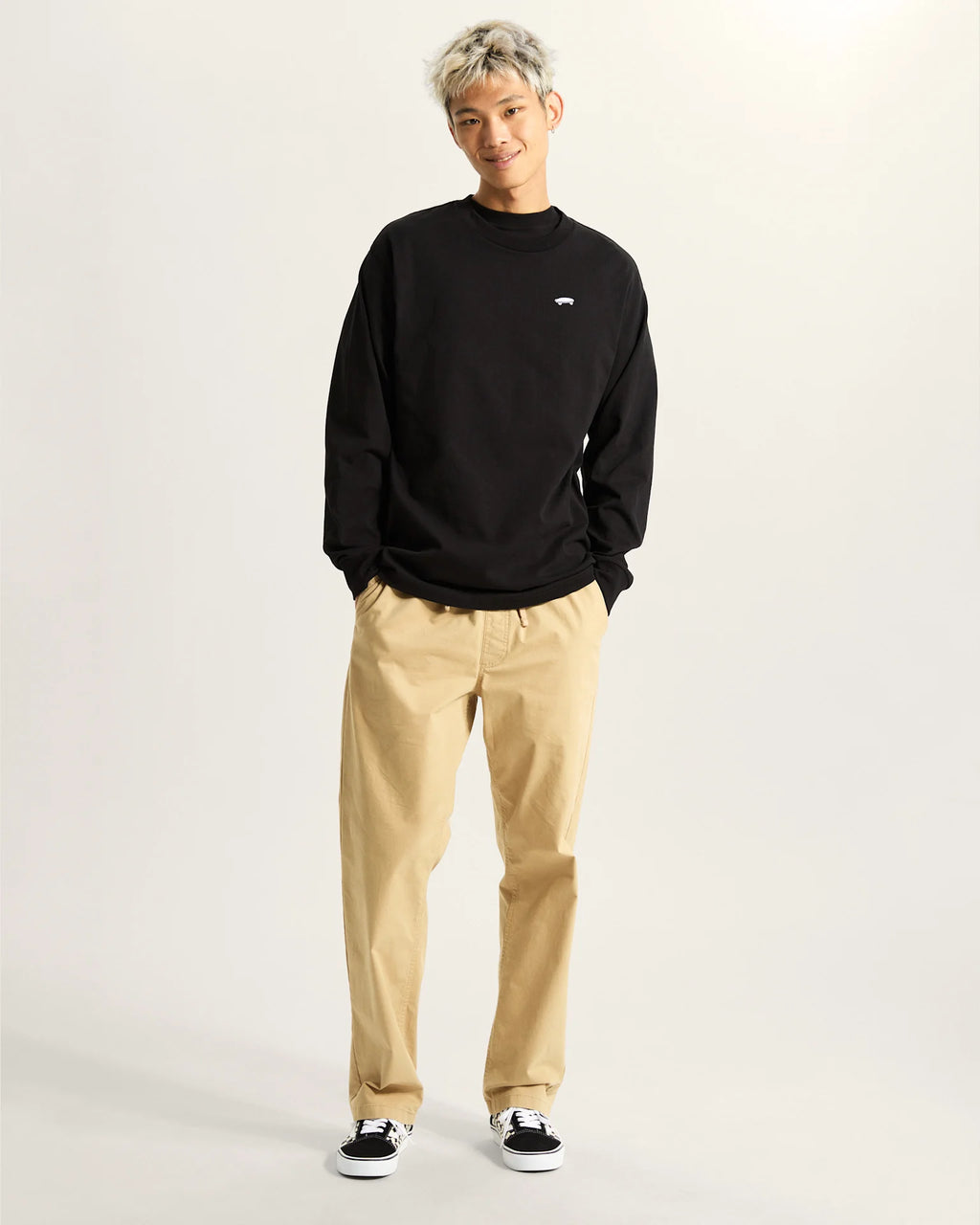 VANS SALTON LOOSE LS Black Pulóver VN000P57BLK1 - 6