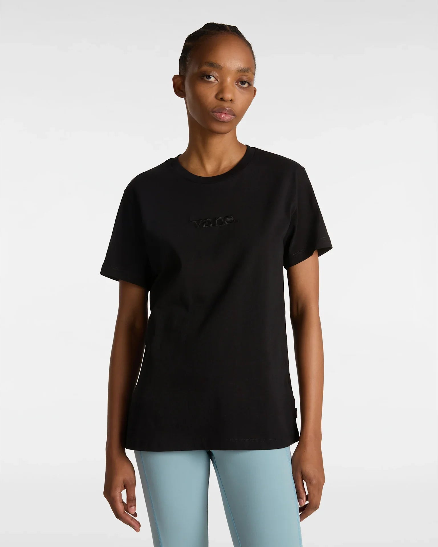 VANS W ESSENTIAL BFF SS Black Póló VN000P5UBLK1 - 3