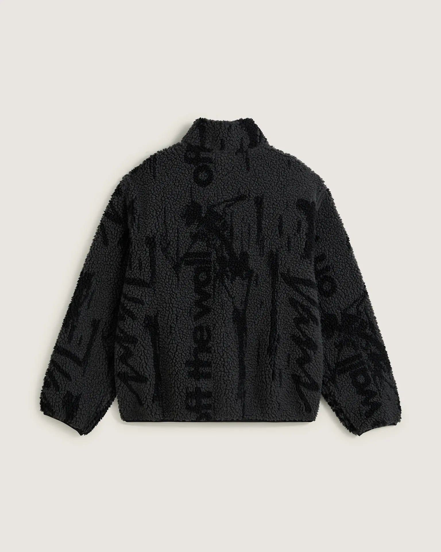 VANS Stiller Sherpa Full Zip ASPHALT/BLACK Pulóver VN000PB5O791 - 2