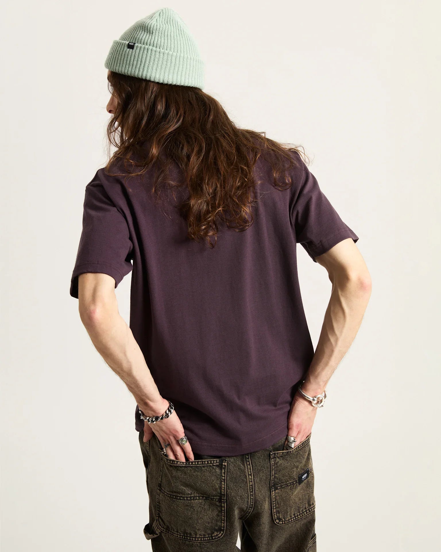 VANS Style Tips SS Dark Port Póló VN000PCXEMS1 - 4